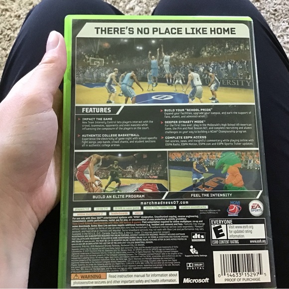 Xbox 360 NCAA 07 march madness game - Picture 2 of 4
